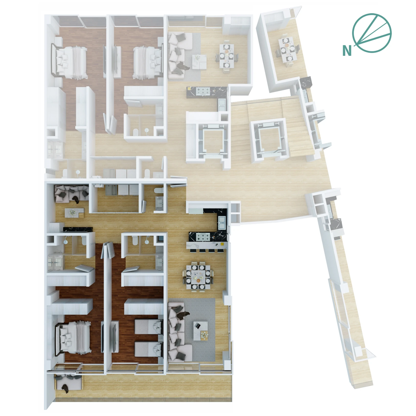 Planta de Residencia Tipo C